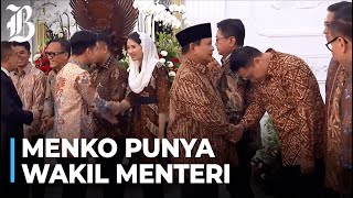 FULL Pengumuman Wamen Kabinet Merah Putih Prabowo  Gibran [upl. by Mickie]