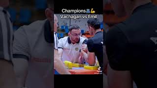 Vachagan Hovhannisyan vs Emil Amirshadyan🔥 ArmWrestleNation [upl. by Atirehgram]