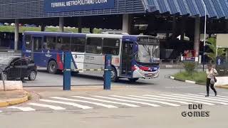 Terminal de Cotia SP  Movimentação de Ônibus 07022019 [upl. by Solley789]