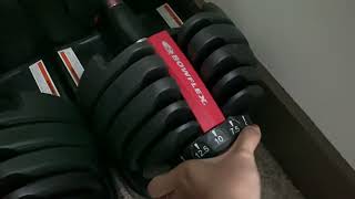 Bowflex SelectTech 552 Adjustable Dumbbells [upl. by Giverin935]