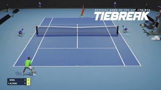 TIEBREAK  Rafael Nadal Vs Carlos Alcaraz I Australian Open I Expert Difficulty PS5 [upl. by Leumel580]