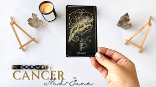 CANCER LOVE TAROT🖤 quotReady For This Changequot MIDJUNE [upl. by Ahsaf]