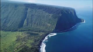 Flight Over Waipio Valley Coast [upl. by Daly104]