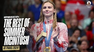 The best of Summer Mcintosh at the Olympics  Athlete Highlights [upl. by Zosi]