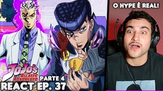 JOSUKE VS KIRA React JoJos Bizarre Adventure Parte 4 EP 37 [upl. by Nadabb]