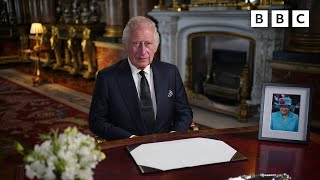 King Charles III makes first address to the UK as sovereign BBCNews  BBC [upl. by Montfort]