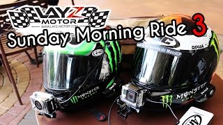 Layz Motor Sunday Morning Ride 3  Sumarecon Mall Serpong [upl. by Inatsed640]