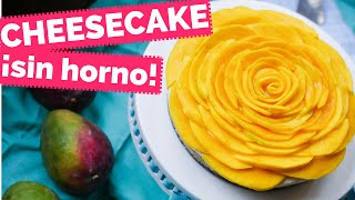 Cheesecake de Mango SIN HORNO PRECIOSO – La Cooquette [upl. by Dempstor]