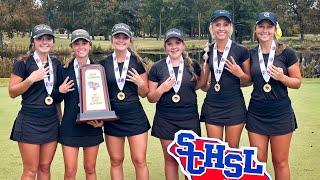 Chesnee High School Ladies Golf Wins 4th Consecutive State Title [upl. by Egnalos]