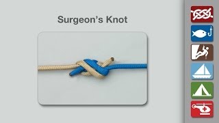 How to Tie a Surgeons Knot [upl. by Eyllib]