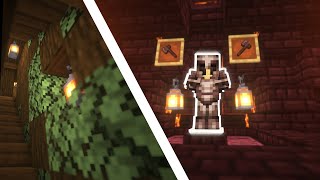 Minecraft  Ultimate Armor Room  How to Build a Armor Room [upl. by Comstock]