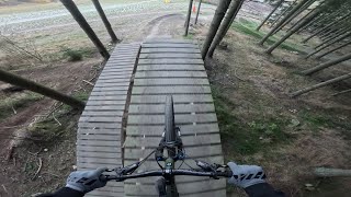 Bikepark koprivna Spicy freeride full run 2024 [upl. by Widera464]