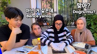 귀여운 튀르키예🇹🇷 처제들의 김밥 만들기 대회 😂 🇹🇷🇰🇷 [upl. by Donata]