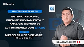 ESTRUCTURACIÓN PREDIMENSIONAMIENTO Y ANÁLISIS SíSMICO DE EDIFICACIONES CON ETABS [upl. by Naed678]