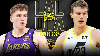 Los Angeles Lakers vs Utah Jazz Full Game Highlights  Nov 19 2024  FreeDawkins [upl. by Anairotciv]