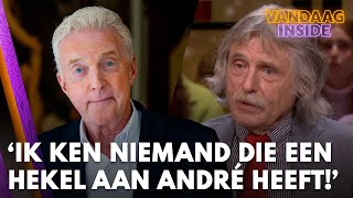 Johan lovend over André van Duin Ik ken niemand die een hekel aan hem heeft  VANDAAG INSIDE [upl. by Ardnassak437]