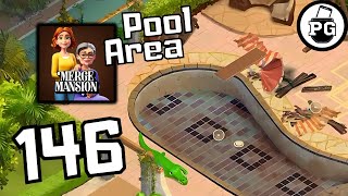 Back On Pool Area Repair🏡 Merge Mansion  Gameplay Walkthrough Part 146 [upl. by Roxanna369]