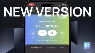 NEAR Mobile New version buy crypto and swap [upl. by Ozan577]