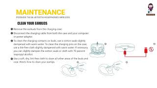 How to Use PocBuds T60 Bluetooth Wireless Earbuds User Guide and Troubleshooting [upl. by Alyda]