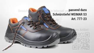 Sicherheitshalbschuh S3 GERA von ALPHA TEX Arbeitsschutz GmbH [upl. by Caras]