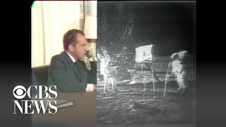 President Nixon talks to Apollo 11 astronauts on the moon [upl. by Steffane715]