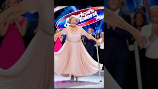 Spectacular dance from 100yr old grandma that surprised the judges talent agt danceperformance [upl. by Aeel232]