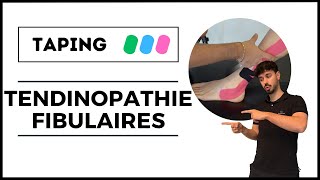 TAPING pour une TENDINOPATHIE des muscles FIBULAIRES [upl. by Ardnossac174]