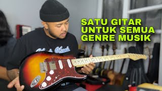 Gitar Listrik Yang Bisa Di Pake Buat Semua Genre Review Guitar Electric Donner DST152 [upl. by Newhall708]