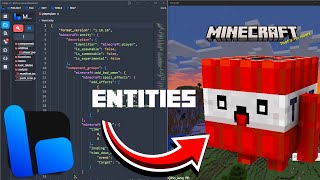 How to create custom Entities for Minecraft PE  Bedrock  Bridge V2 Tutorial 118  119 [upl. by Vite]