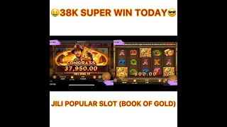 38K Win Hot Popular Slot Jili Games Play 👀 book of gold [upl. by Monika]