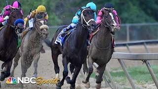 Preakness Stakes 2019 FULL RACE jockey John Velazquez thrown from horse  NBC Sports [upl. by Bridgette794]