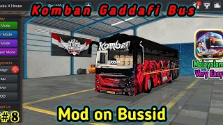 How to add Komban Gaddafi Bus on bussid bussimulatorindonesia bussid bussidmodmalayalam [upl. by Lukin224]