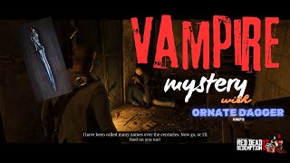 VAMPIRE Mystery Ornate Dagger Knife 🧛🧛🗡Red Dead Redemption 2 rdr2 rdr2secret viralvideo [upl. by Rufe]