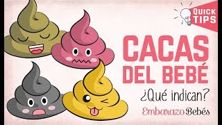 CACAS DEL BEBÉ 💩👶🏼¿Qué indica el COLOR y la TEXTURA [upl. by Udale]