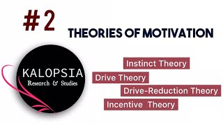 Theories of Motivation  Psychology  English I KALOPSIA [upl. by Irat]