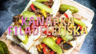 Kanapka filadelfijska  CheeseSteak 🧀🐄  przepis jak zrobić [upl. by Feldstein]