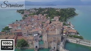 Sirmione drone tour amp parkour  Lago di Garda drone HD [upl. by Attenweiler]