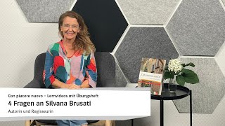 Con piacere nuovo A1 Italienisch  Lernvideos mit Übungsheft 4 Fragen an Autorin Silvana Brusati [upl. by Eycal]