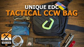 Unique EDC Tactical Concealed Carry Bag [upl. by Oicnedurp516]