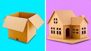 25 INCREDIBLE CARDBOARD CRAFTS TO MAKE AT HOME  Recycling Projects by 5Minute Decor [upl. by Hubble844]