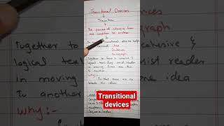 transitional devicesshorts englishgrammar [upl. by Aeriela747]