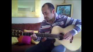 Jean Jacques Goldman  Puisque Tu Pars  Guitare Fingerstyle [upl. by Lay931]