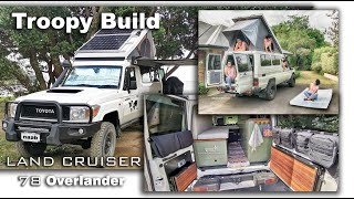 Land cruiser 78 troopy overlanding interior setup [upl. by Caldeira]