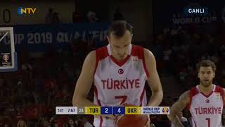 turkey vs ukraine2019 fiba world cup qualifiersround 52862018 [upl. by Reld]