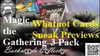 Magic the Gathering 3 Pack Opening Whatnot Stream Sneak Peak Preview Cards Some New June Top 10 [upl. by Nivak614]