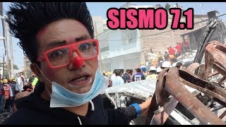 TERREMOTO MEXICO EDIFICIOS DERRUMBADOS  LOS DESTRAMPADOS  SISMO 71 [upl. by Cofsky]