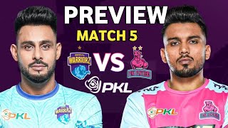 PKL 2024  Match 5  Bengal Warriorz Vs Jaipur Pink Panthers Preview Starting 7amp Predictions [upl. by Tirza]