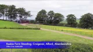 Reekie Farm Steading Craigievar Alford Aberdeenshire [upl. by Albur]