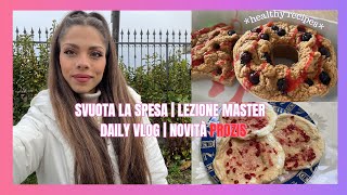 NOVITÀ PROZIS  SVUOTA LA SPESA  LEZIONE MASTER  DAILY VLOG healthy recipes 🥞🫐 [upl. by Sibella]