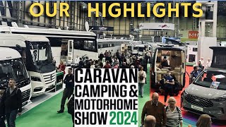 CARAVAN CAMPING amp MOTORHOME SHOW NEC 2024  Our Highlights [upl. by Charley]